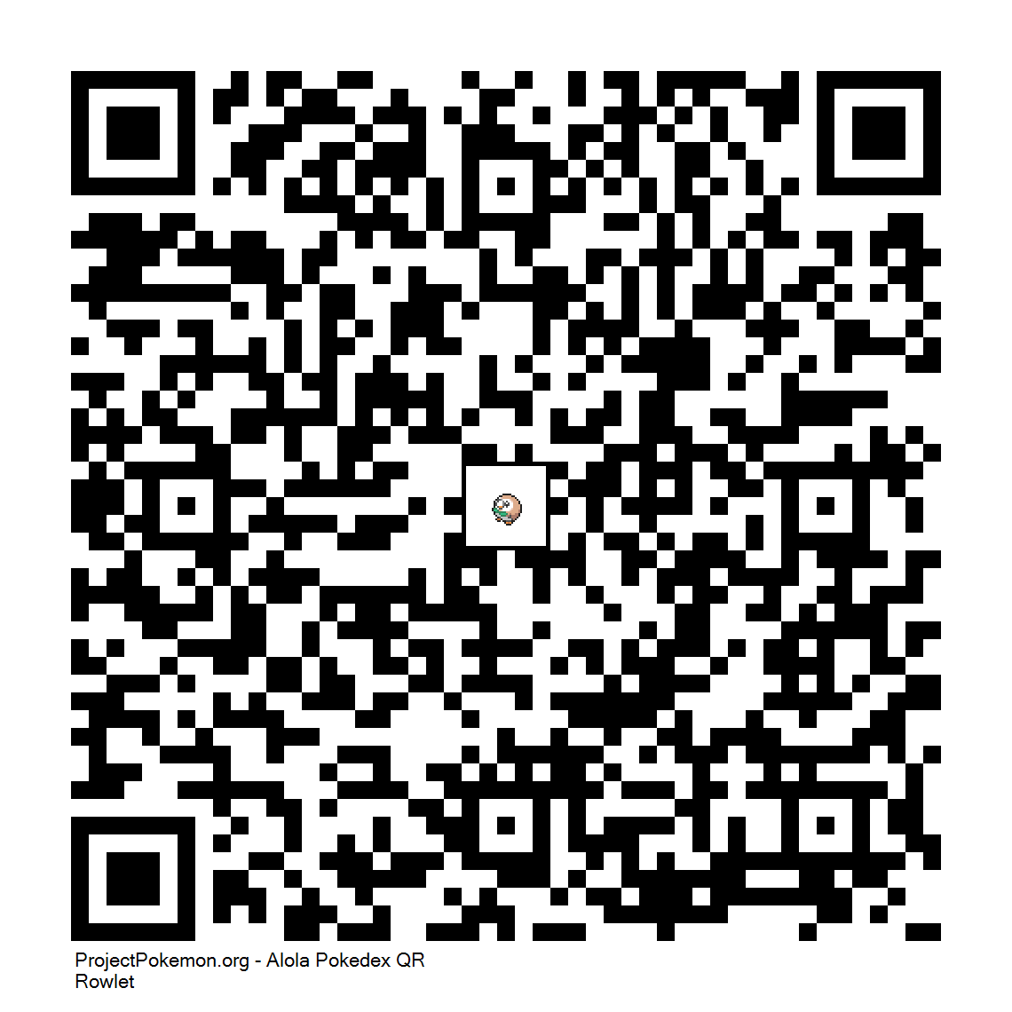 Cdigo QR de Rowlet